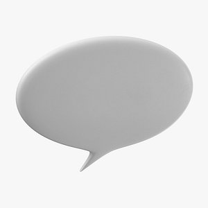 thought bubble 26 3D model