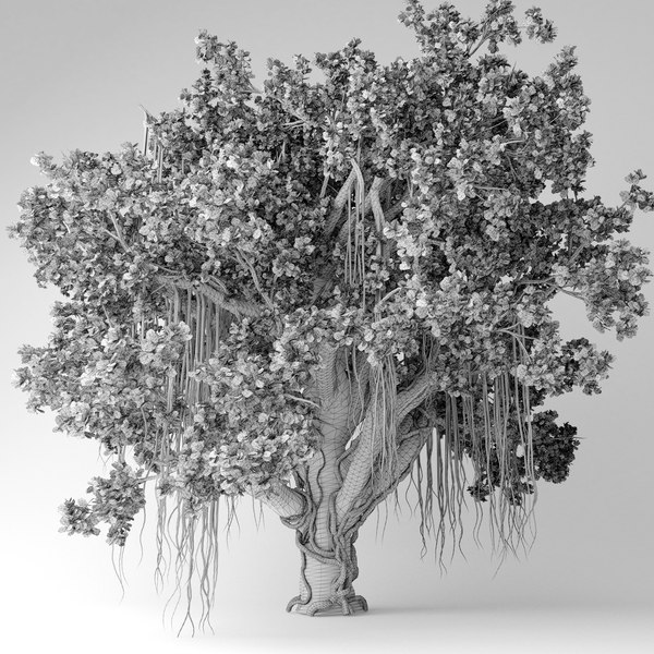 3D chinese banyan tree TurboSquid 1523532