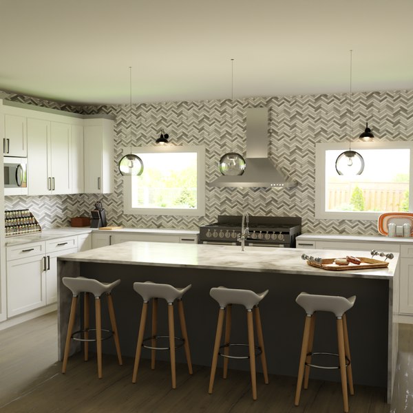 Kitchen Interior 3D model