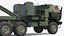Mobile Surface Air Missile Launcher Truck Camo Simplified