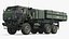Mobile Surface Air Missile Launcher Truck Camo Simplified