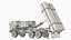 Mobile Surface Air Missile Launcher Truck Camo Simplified