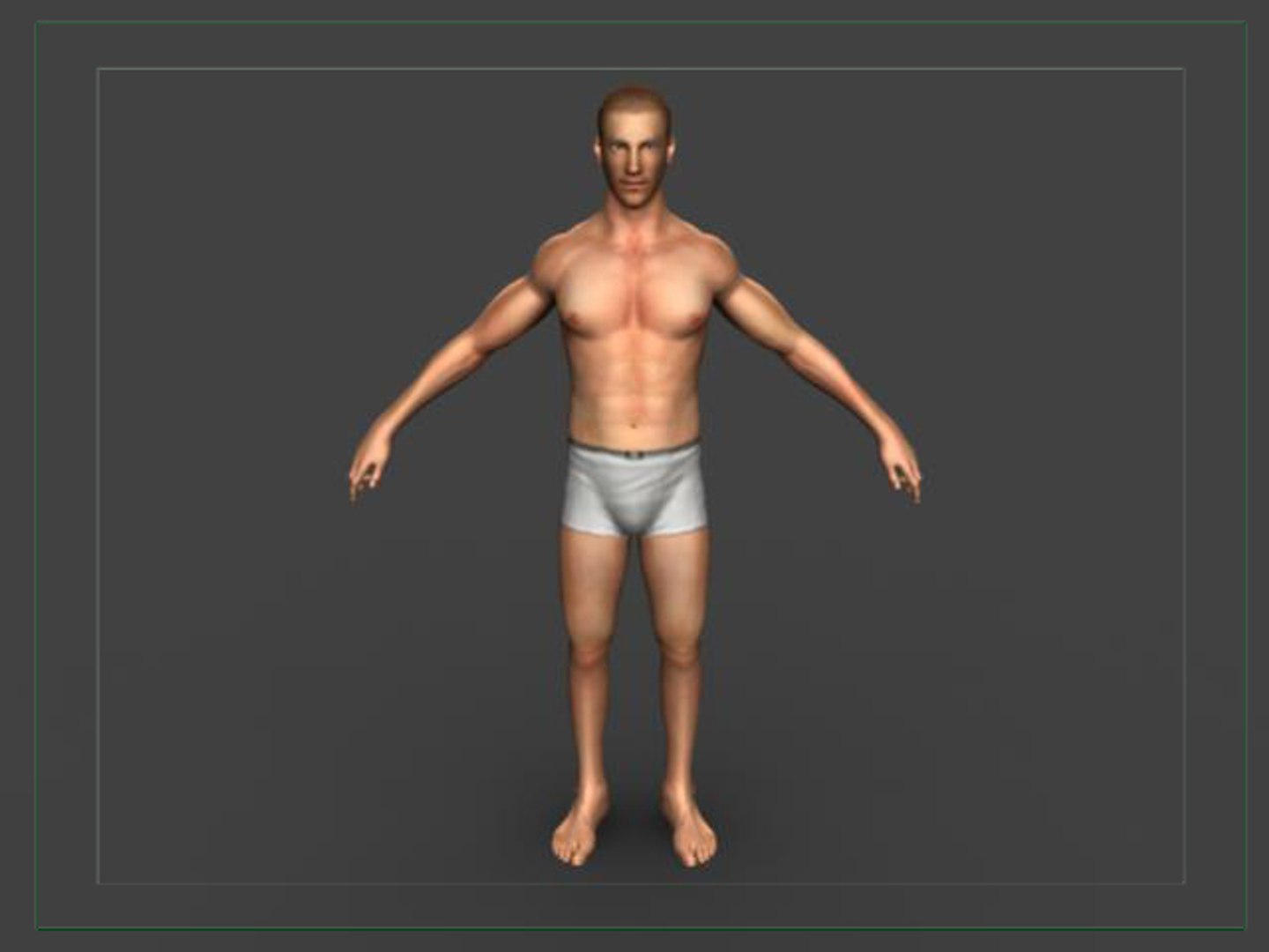 3d Model Of Modeled Rigged