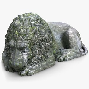 sleeping lion sculpture 2 ma