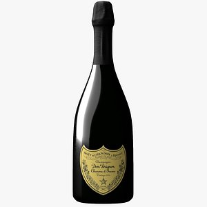 PBR Dom Perignon Champagne 3D model