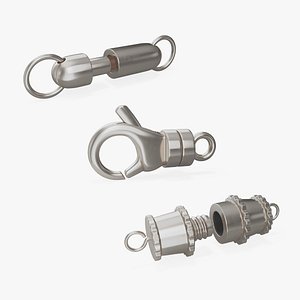 Silver Jewelry Clasps Collection
