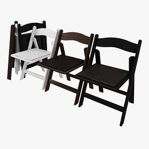3d model folding chair