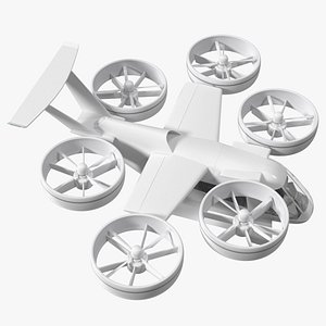 3D Next Gen Flying Car model