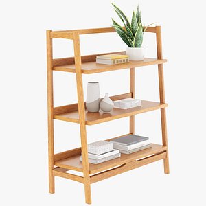 Mid-Century Bookshelf - Low