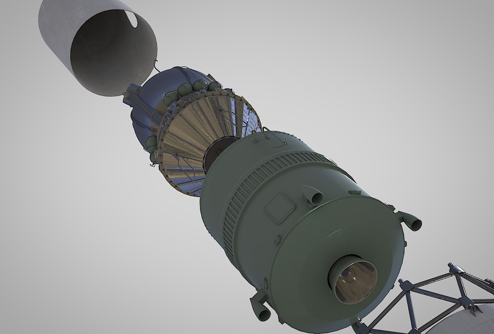 3D R-7 Rocket Vostok - TurboSquid 1305045