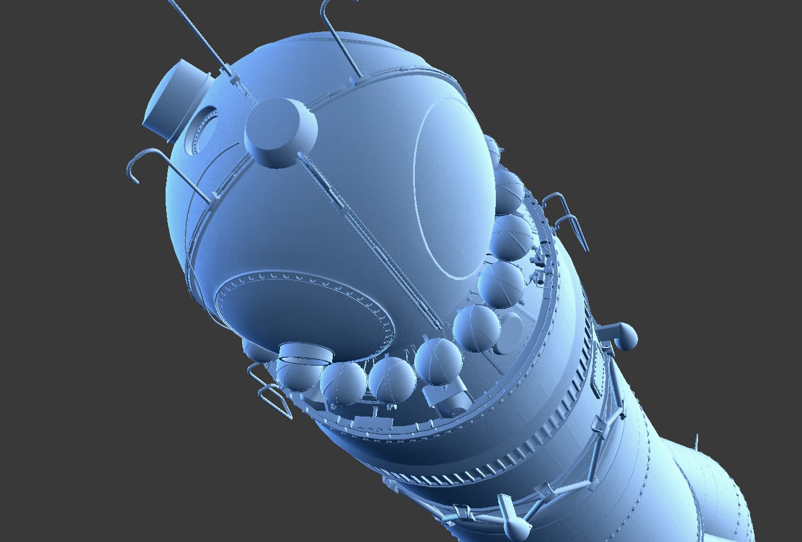 3D R-7 Rocket Vostok - TurboSquid 1305045