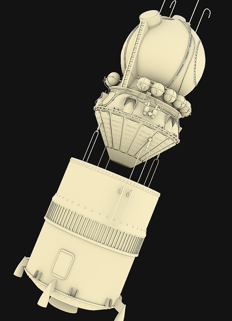 3D R-7 Rocket Vostok - TurboSquid 1305045