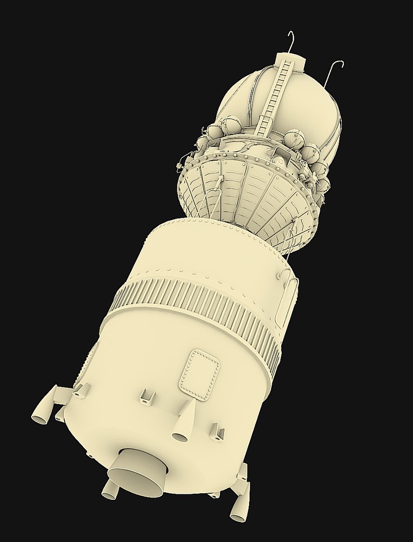 3D R-7 Rocket Vostok - TurboSquid 1305045