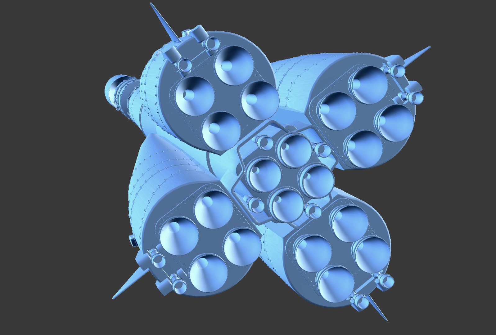 3D R-7 Rocket Vostok - TurboSquid 1305045