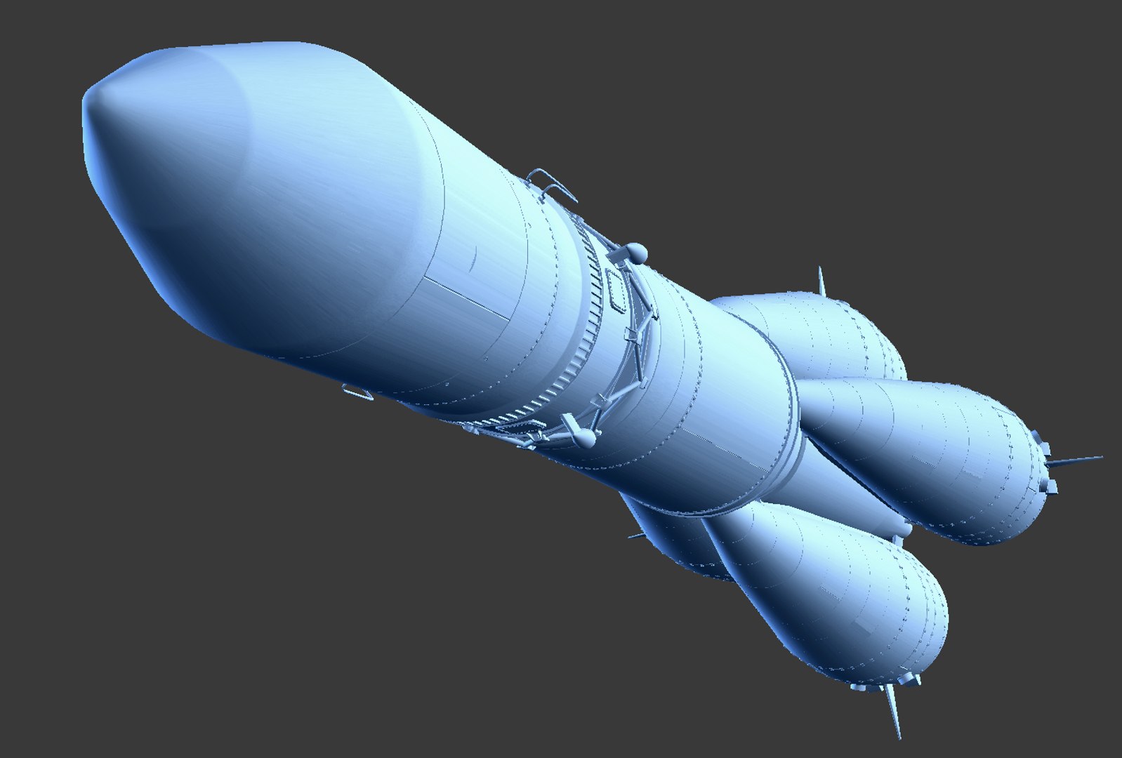 3D R-7 Rocket Vostok - TurboSquid 1305045