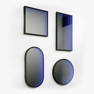 set mirrors infinity 3D model