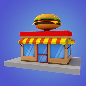 stylized burger house max