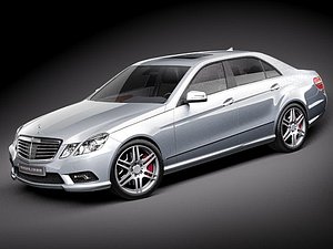 3d 3ds mercedes e 2010 amg
