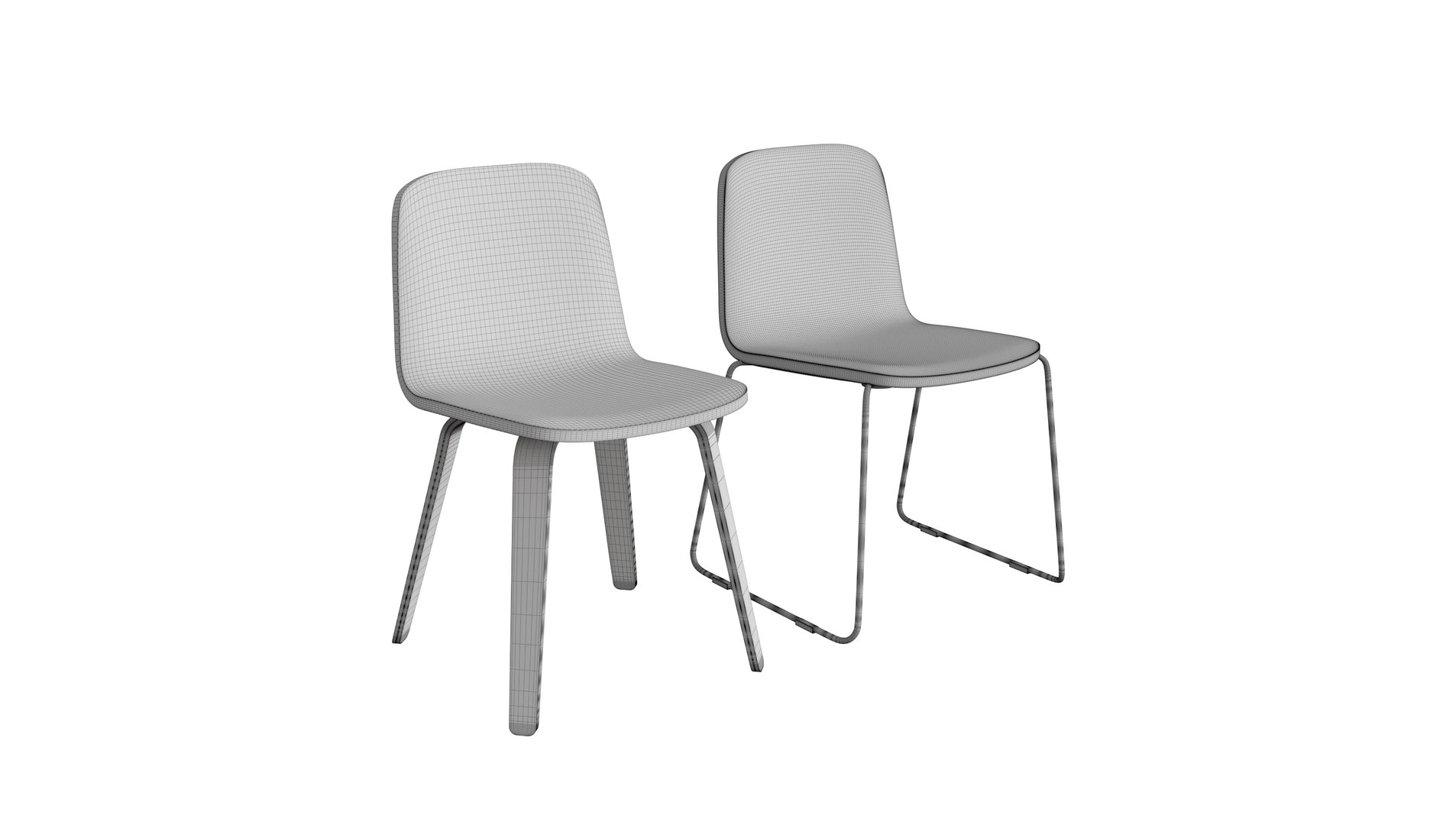 Just Chair 3D Model TurboSquid 1944853