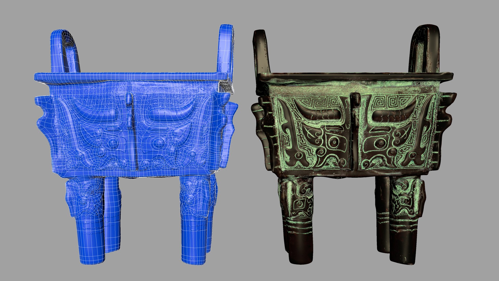 Ancient Chinese bronze tripod model https://p.turbosquid.com/ts-thumb/ny/xUil3g/0w/d2/jpg/1727259953/1920x1080/fit_q87/98a160322aed09aa8a14faf25829c2617cef0746/d2.jpg