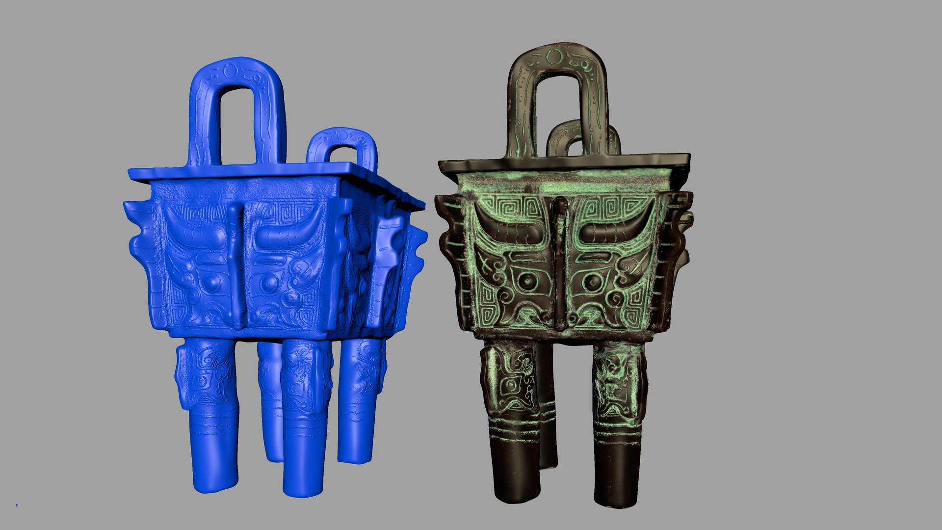 Ancient Chinese bronze tripod model https://p.turbosquid.com/ts-thumb/ny/xUil3g/j9/d4/jpg/1727259951/1920x1080/fit_q87/b991fa35c856abe97a8897c21dfbe3bc04368146/d4.jpg