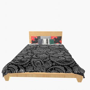 High Quality Bed 3D model