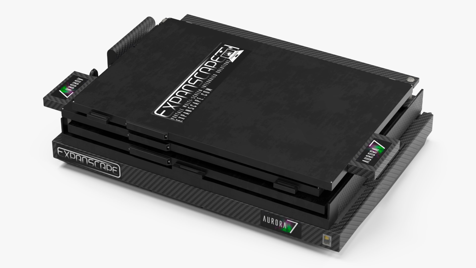 Laptop Expanscape Aurora Closed 3D model preview
