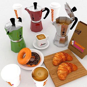 Breakfast Set 3D