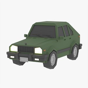 Low poly Car 15 3D model