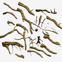 Tree Roots Driftwood UDK
