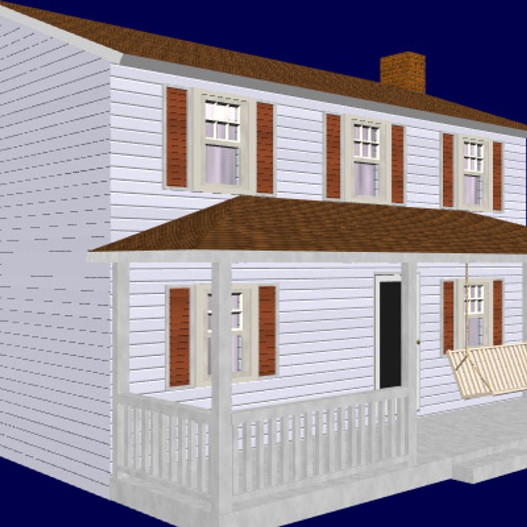 Country Farm House 3d Model
