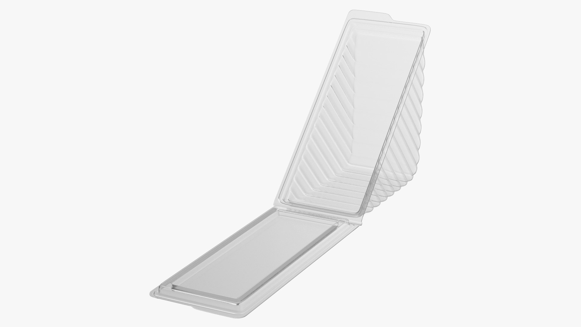 Plastic Wedge for 2 Sandwiches Open 3D model preview