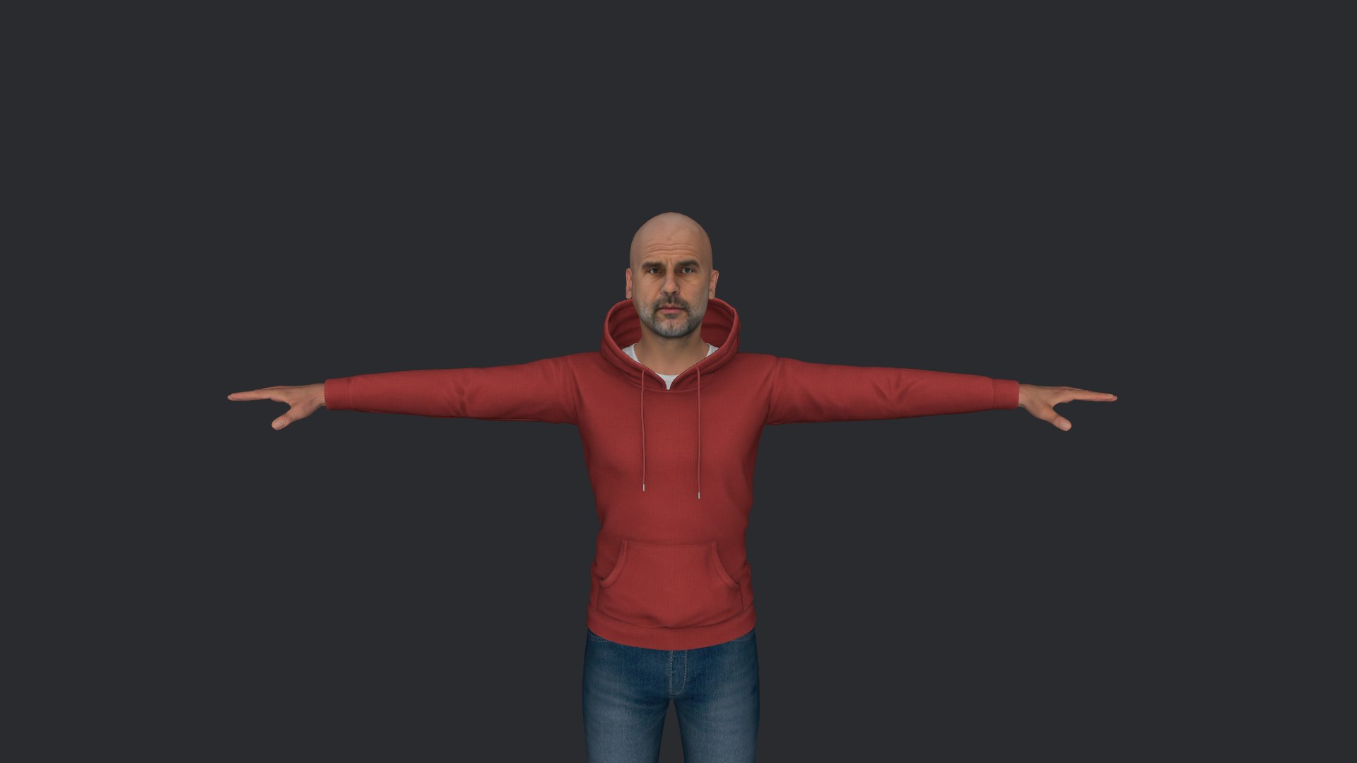 Pep Guardiola Hyper Realistic Full Body Fully Rigged Character Model Turbosquid 2139246 5051