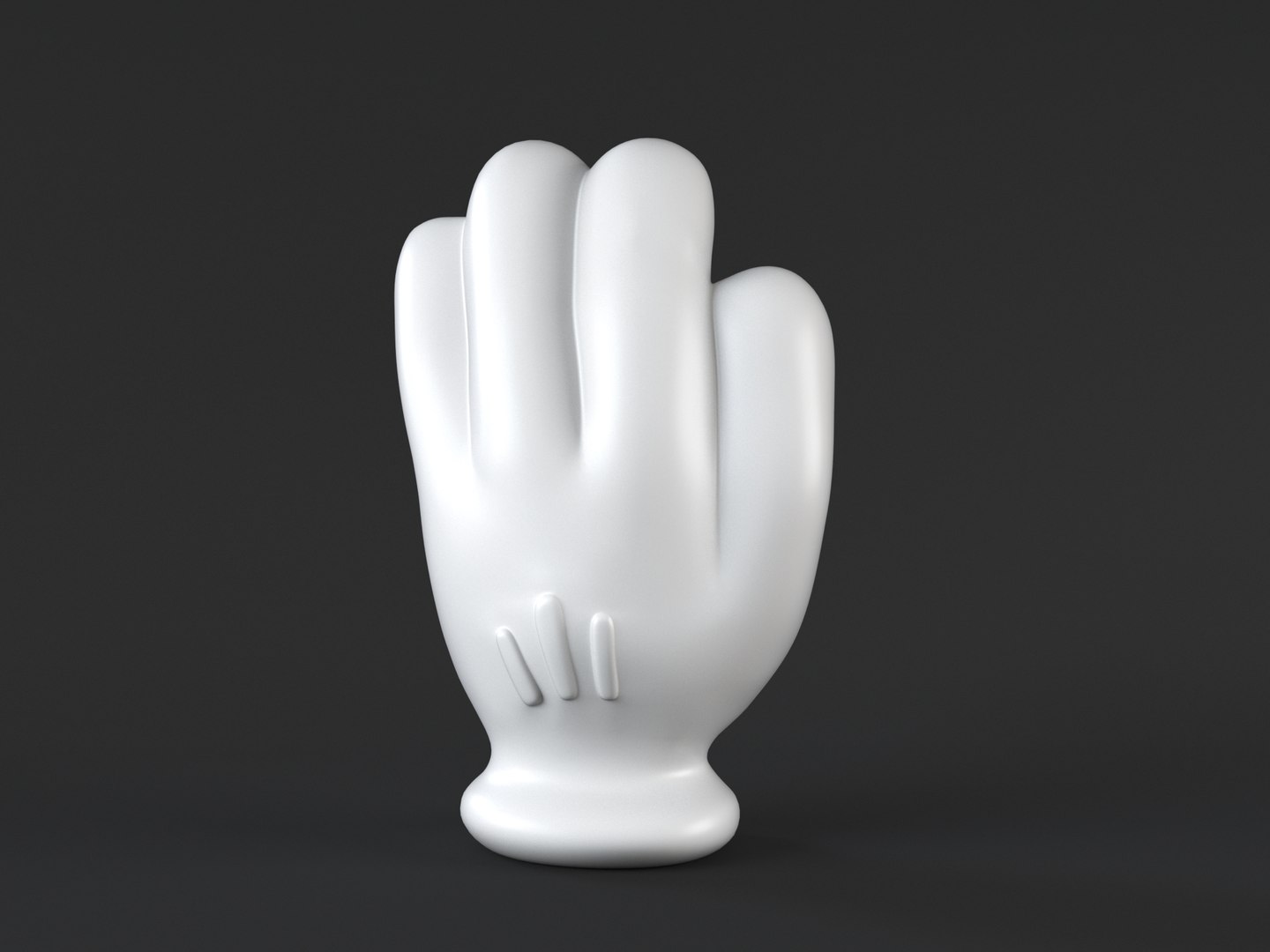 3D Model Mickey Hand - Handful - TurboSquid 2457690