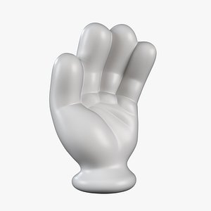 3D model Mickey Hand - Handful