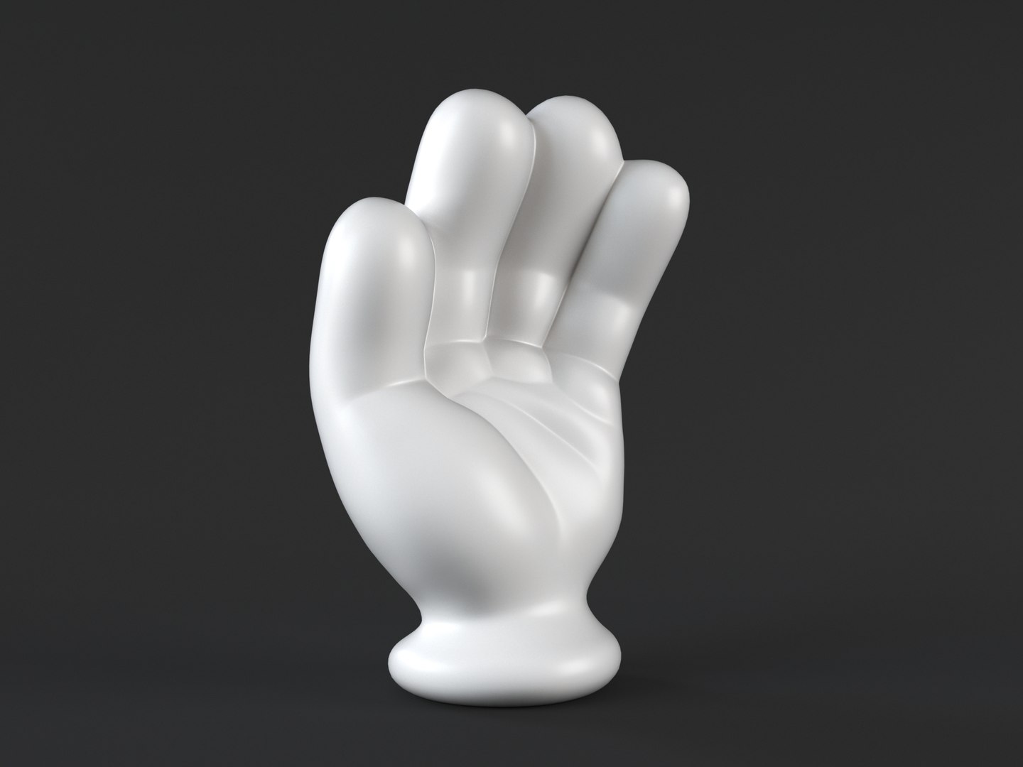 3D Model Mickey Hand - Handful - TurboSquid 2457690