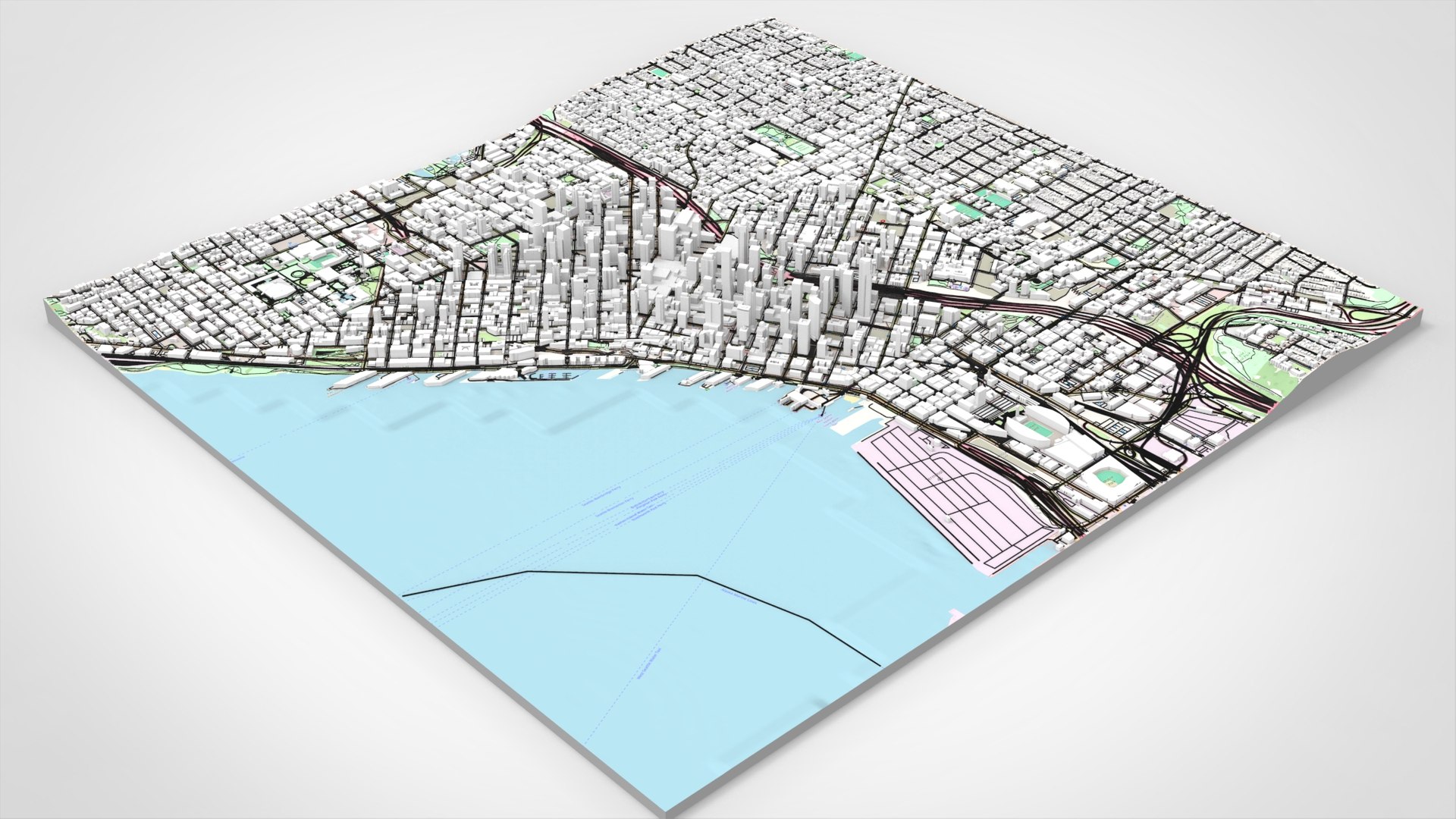 Cityscape Seattle Washington USA 3D Model - TurboSquid 2416200