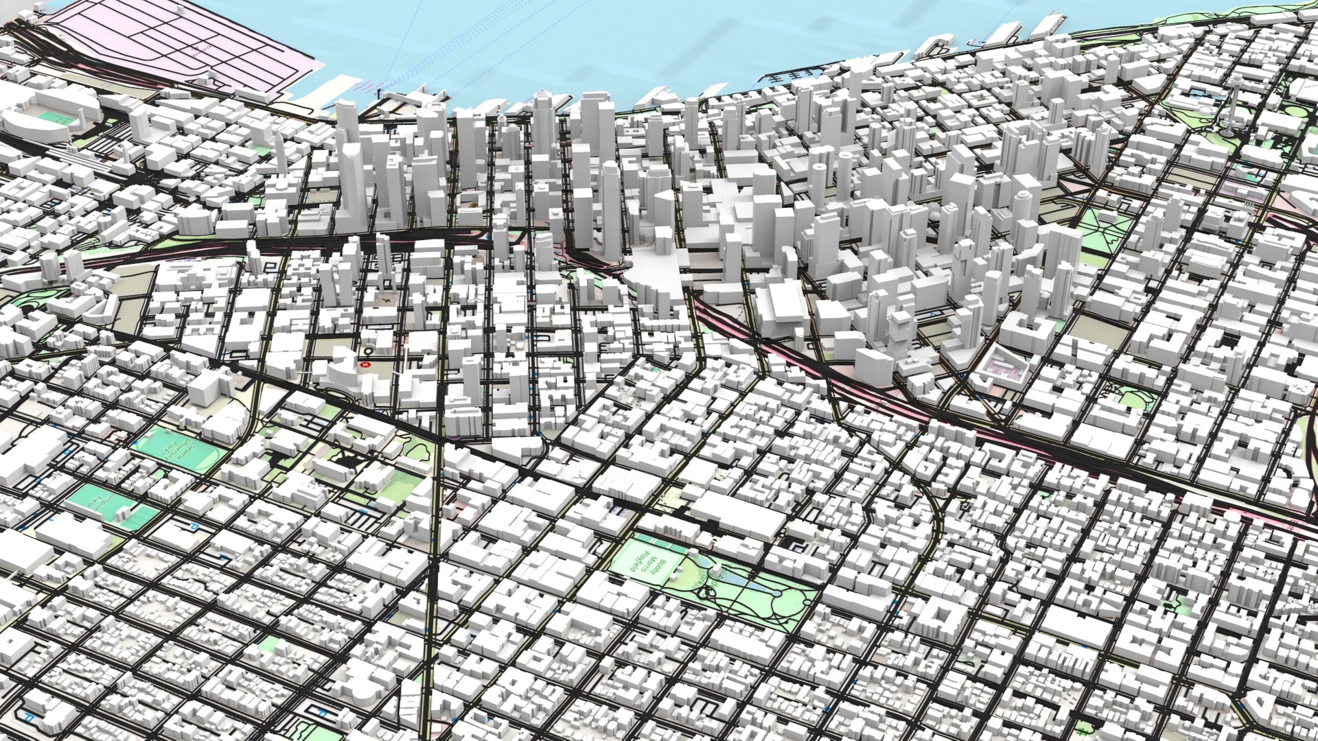 Cityscape Seattle Washington USA 3D Model - TurboSquid 2416200