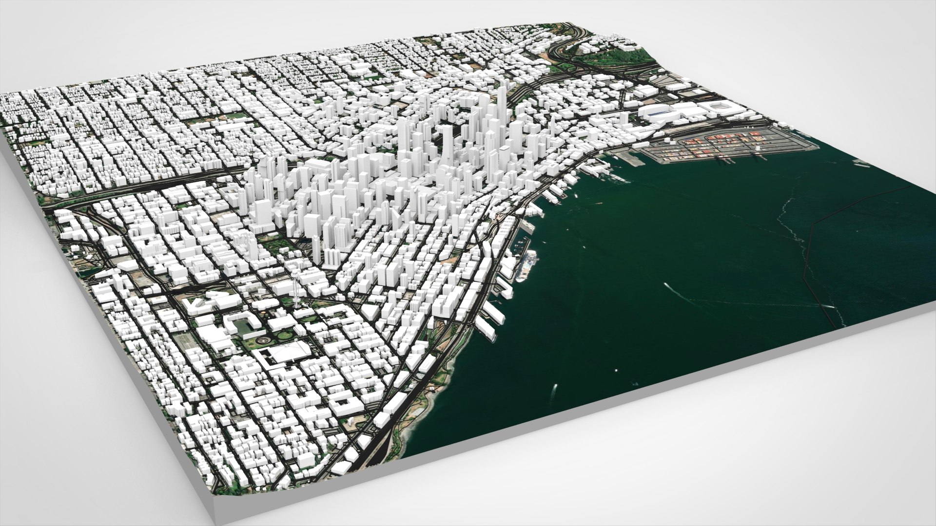 Cityscape Seattle Washington USA 3D Model - TurboSquid 2416200