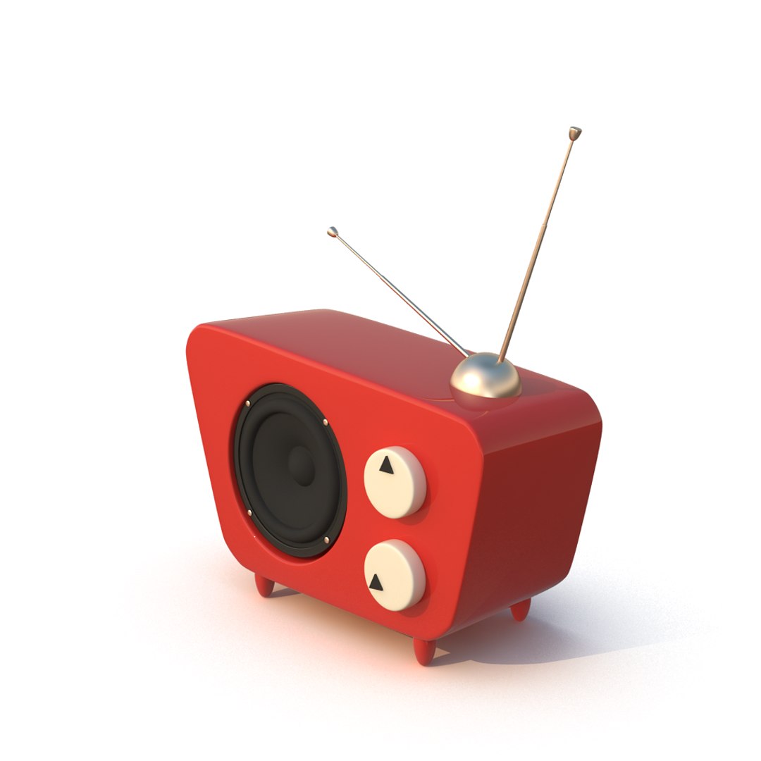 3d model of stylized cartoon radio https://p.turbosquid.com/ts-thumb/nz/J9v0KN/q9VH07BT/cartoon_radio0099/png/1441052399/1920x1080/fit_q87/d6b92f8a442ea2d5ae1ee4fd628f2398064d3613/cartoon_radio0099.jpg