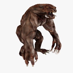 3d monster model
