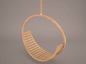 hanging hammock outdoor 3D model