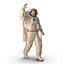 rigged astronauts 3 spacesuit 3d max