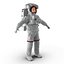 rigged astronauts 3 spacesuit 3d max