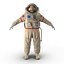 rigged astronauts 3 spacesuit 3d max