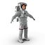 rigged astronauts 3 spacesuit 3d max