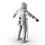 rigged astronauts 3 spacesuit 3d max