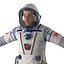 rigged astronauts 3 spacesuit 3d max