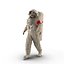 rigged astronauts 3 spacesuit 3d max