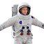 rigged astronauts 3 spacesuit 3d max